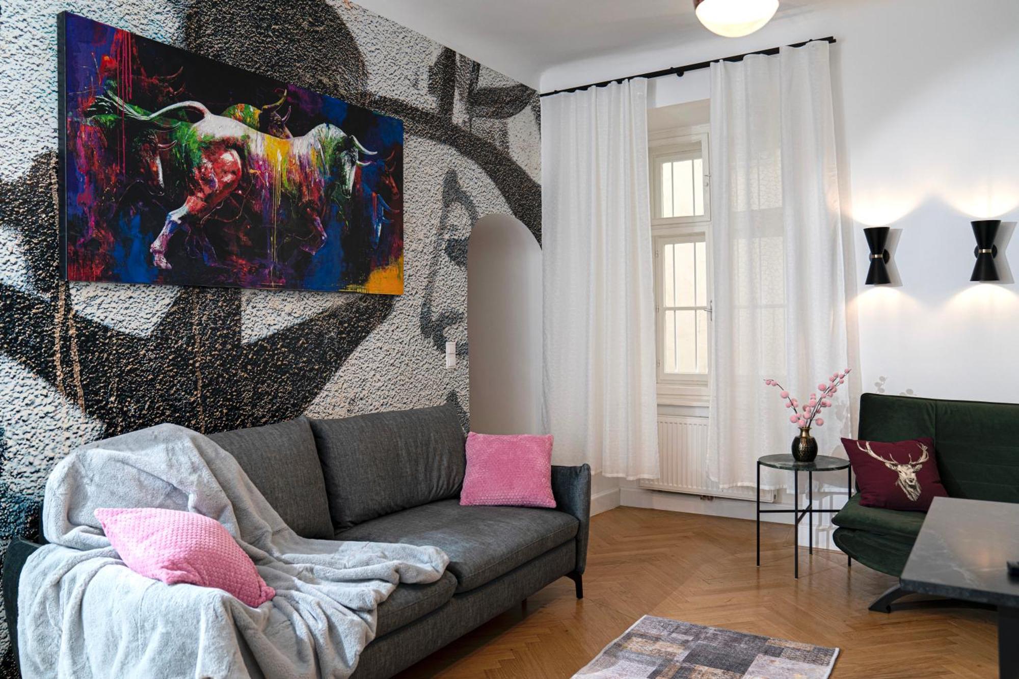 Central Stephansdom Apartment I Netflix I Self Check In Vienna Luaran gambar