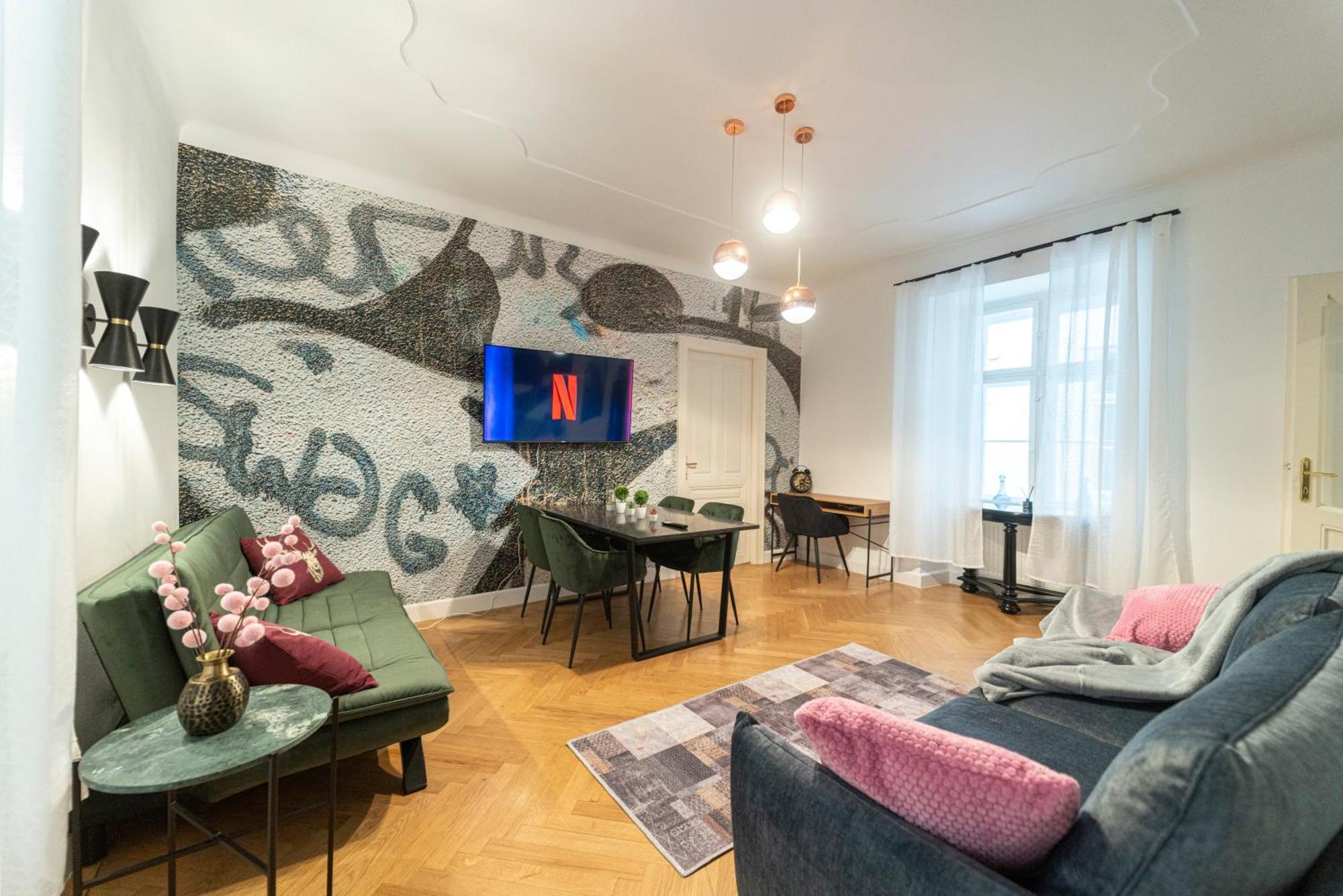 Central Stephansdom Apartment I Netflix I Self Check In Vienna Luaran gambar